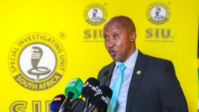 SIU Head Leonard Lekgetho during a media briefing.