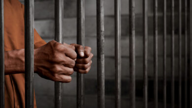 A stock image illustrating imprisonment. Manga Ayanda (37) was sentenced to an effective 22 years in prison for murder and culpable homicide following the deaths of his girlfriend and her toddler. Credit: Adobe Stock.