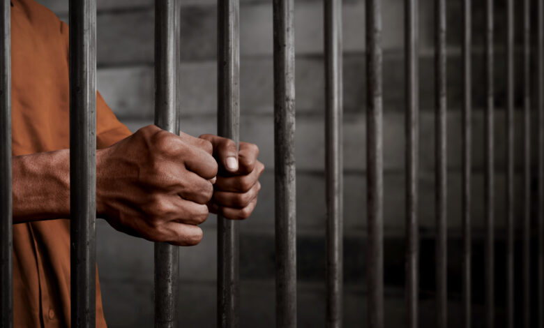 A stock image illustrating imprisonment. Manga Ayanda (37) was sentenced to an effective 22 years in prison for murder and culpable homicide following the deaths of his girlfriend and her toddler. Credit: Adobe Stock.